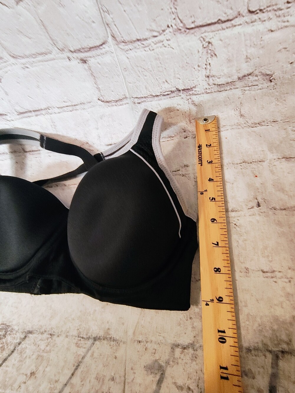 Wacoal Lindsey Black Contour Underwire Sports Bra 32DD - Picture 12 of 13